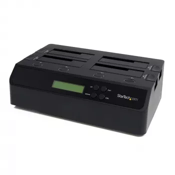 StarTech.com 4 lizdų USB 3.0 eSATA į SATA nepriklausomas 1:3 HDD kietojo disko kopijavimo dokas