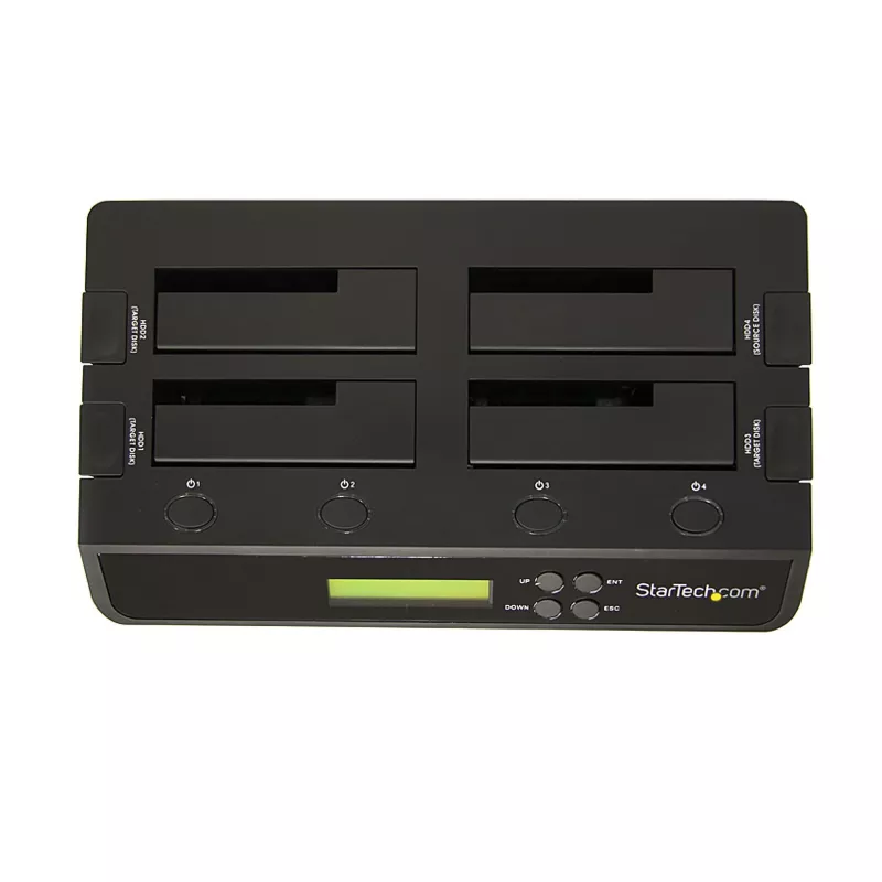 StarTech.com 4 lizdų USB 3.0 eSATA į SATA nepriklausomas 1:3 HDD kietojo disko kopijavimo dokas