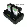 StarTech.com 4 lizdų USB 3.0 eSATA į SATA nepriklausomas 1:3 HDD kietojo disko kopijavimo dokas