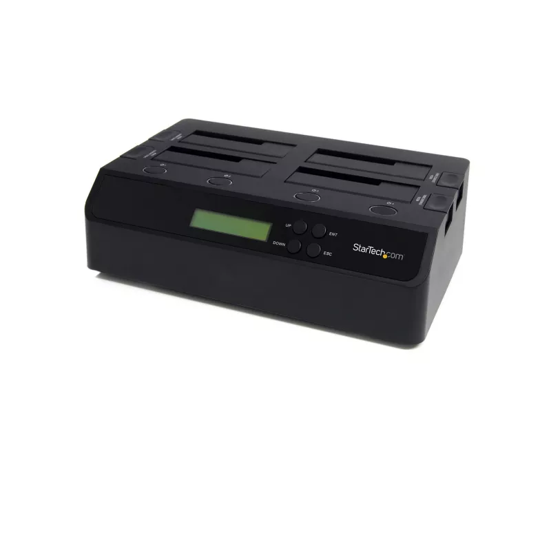 StarTech.com 4 lizdų USB 3.0 eSATA į SATA nepriklausomas 1:3 HDD kietojo disko kopijavimo dokas