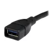 StarTech.com USB 3.0 A–A prailginimo laidas – 6 col., juodas, 0,152 m, USB A, USB A, USB 3.2 Gen 1 (3.1 Gen 1), 5 Gbit/s