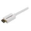 StarTech.com 7 m HDMI laidas su Ethernet, CL3 sertifikuotas, 4K 30Hz, 10.2 Gbps, HDMI 1.4, 30AWG, baltas