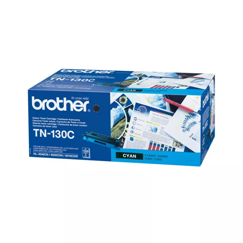 Originalus Brother TN130C tonerio kasetė, 1500 puslapių, žydra