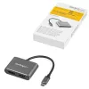 StarTech.com USB-C multiportinis vaizdo adapteris – 4K 60Hz USB-C į HDMI 2.0 arba DisplayPort 1.2 monitoriaus adapteris – USB Type-C 2-in-1 ekrano keitiklis HDMI/DP HBR2 HDR – suderinamas su Thunderbolt 3