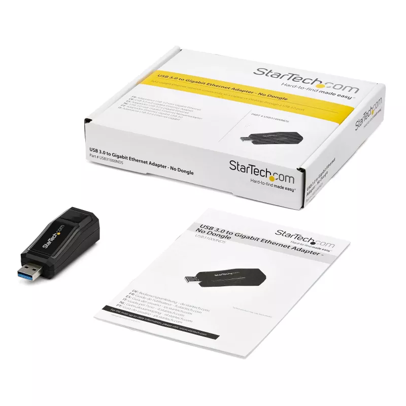 StarTech.com USB 3.0 į Gigabit Ethernet tinklo adapteris – 10/100/1000 Mbps