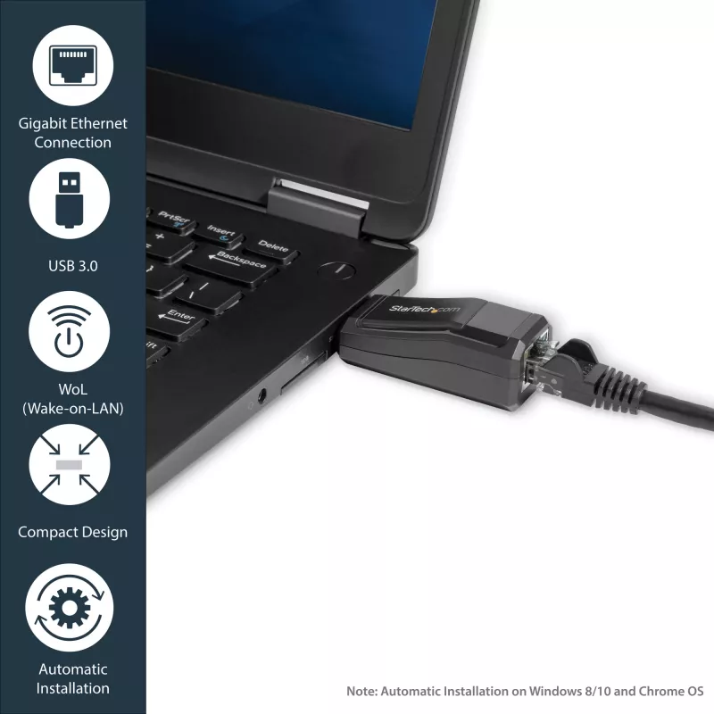 StarTech.com USB 3.0 į Gigabit Ethernet tinklo adapteris – 10/100/1000 Mbps