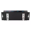 StarTech.com 4 prievadų pramoninis USB 3.0 5Gbps šakotuvas, tvirtas USB šakotuvas su ESD apsauga, montuojamas ant DIN bėgio/sienos/stalo, USB išplėtimo šakotuvas su fiksuojamaisiais prievadais, patvarus - TAA