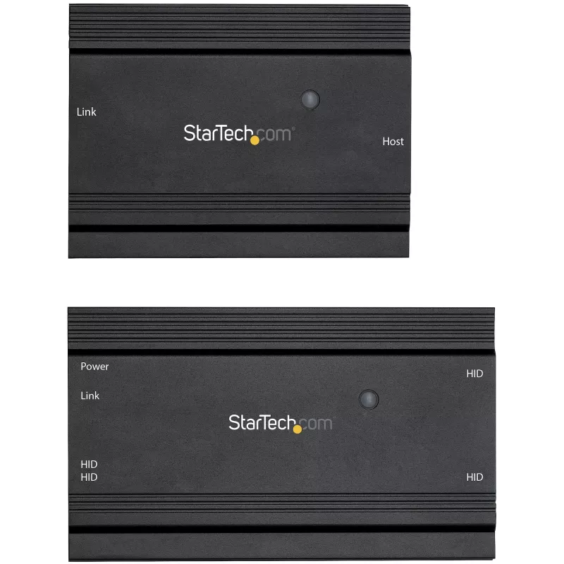 StarTech.com 4 prievadų USB 2.0 praplėtimo stotelė per vieną CAT5e/CAT6 Ethernet kabelį (RJ45) - 100 m - USB prailgintuvo adapterio rinkinys - metalinis korpusas - išorinis maitinimas - 480 Mbps