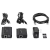 StarTech.com 4 prievadų USB 2.0 praplėtimo stotelė per vieną CAT5e/CAT6 Ethernet kabelį (RJ45) - 100 m - USB prailgintuvo adapterio rinkinys - metalinis korpusas - išorinis maitinimas - 480 Mbps