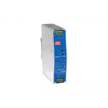 LevelOne POW-4822 pramoninis 48V DC maitinimo šaltinis, 75W, DIN bėgelis, -20 ~ +70 °C