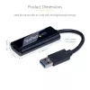 StarTech.com USB 3.0 į HDMI adapteris, USB į HDMI monitoriaus keitiklis, 1080p, skirtas Windows (nepalaiko macOS/ChromeOS/Linux) - TAA