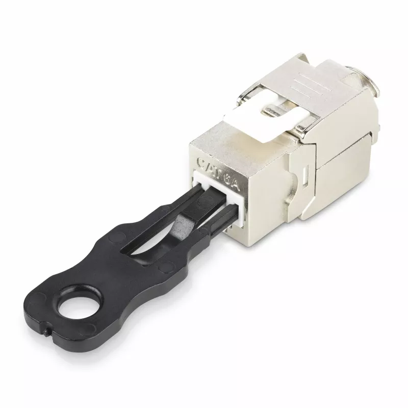 StarTech.com RJ45 prievadų spynos – 10 vnt. rinkinys su raktu, užrakinami RJ45 kištukiniai dangteliai, daugkartiniai Ethernet/LAN prievadų apsaugos, įspaudžiami RJ45 dulkių dangteliai serveriams, jungikliams, sieninėms rozetėms