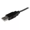StarTech.com trumpas Micro-USB laidas - M/M - 15 cm, USB A, Micro-USB B, USB 2.0, vyriškas/vyriškas, juodas
