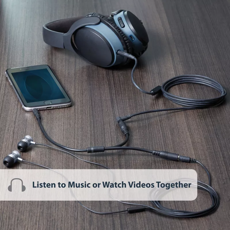StarTech.com plonas stereo skirstytuvas - 3,5 mm kištukas į 2x 3,5 mm lizdus
