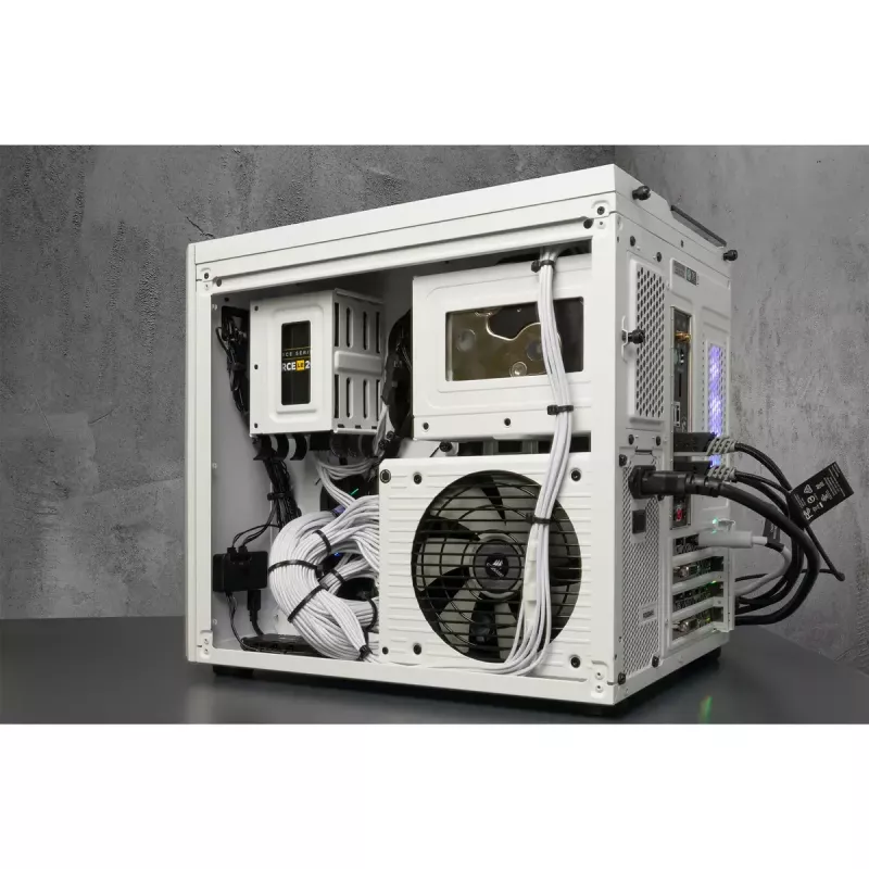 Korpusas Corsair Crystal 280X Micro ATX Baltas