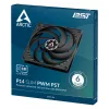 ARCTIC P14 Slim PWM PST slėgiui optimizuotas 140 mm PWM ventiliatorius su integruotu Y kabeliu