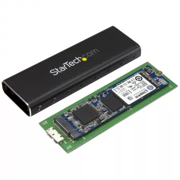 StarTech.com SM2NGFFMBU33 M.2 SSD korpusas M.2 SATA diskams – USB 3.0 (5Gbps) su UASP