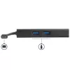 StarTech.com USB-C kelių prievadų adapteris – USB-C kelioninis dokas su 4K HDMI, 60W PD, GbE, 2x USB-A 3.0 – nešiojamas mini USB-C dokas nešiojamam kompiuteriui