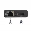 StarTech.com USB-C kelių prievadų adapteris – USB-C kelioninis dokas su 4K HDMI, 60W PD, GbE, 2x USB-A 3.0 – nešiojamas mini USB-C dokas nešiojamam kompiuteriui