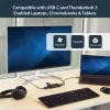 StarTech.com USB-C kelių prievadų adapteris – USB-C kelioninis dokas su 4K HDMI, 60W PD, GbE, 2x USB-A 3.0 – nešiojamas mini USB-C dokas nešiojamam kompiuteriui