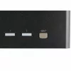 StarTech.com 2 prievadų trijų monitorių DisplayPort KVM jungiklis – 4K 60Hz UHD HDR – stalinis DP 1.2 KVM su 2 prievadų USB 3.0 centru (5Gbps) ir 4x USB 2.0 HID prievadais, garsu, klaviatūros klavišų perjungimu – TAA