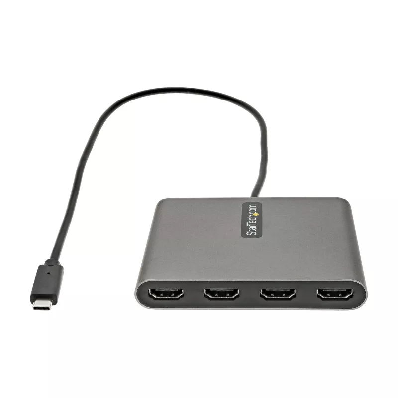 StarTech.com USB-C į 4x HDMI adapteris, USB-C į 4 HDMI monitorių keitiklis, skirtas Windows (nepalaiko macOS/ChromeOS/Linux) - TAA