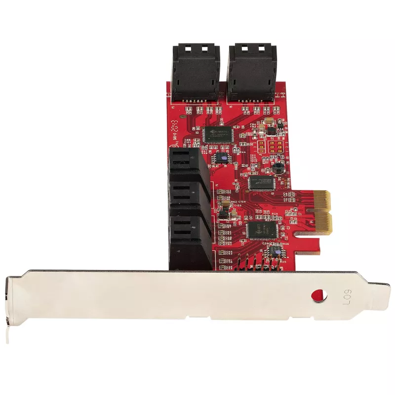 StarTech.com 10 prievadų PCIe SATA III 6Gbps plokštė, ASM1062, ne RAID, žemo/viso profilio