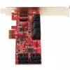 StarTech.com 10 prievadų PCIe SATA III 6Gbps plokštė, ASM1062, ne RAID, žemo/viso profilio