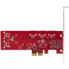 StarTech.com 10 prievadų PCIe SATA III 6Gbps plokštė, ASM1062, ne RAID, žemo/viso profilio