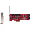 StarTech.com 10 prievadų PCIe SATA III 6Gbps plokštė, ASM1062, ne RAID, žemo/viso profilio