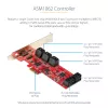 StarTech.com 10 prievadų PCIe SATA III 6Gbps plokštė, ASM1062, ne RAID, žemo/viso profilio