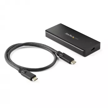 StarTech.com USB-C 10Gbps M.2 NVMe PCIe SSD korpusas - tvirtas aliuminis išorinis M.2 PCIe M-Key dėklas su IP67 - 1GB/s skaitymas/rašymas - palaiko 2230/2242/2260/2280 - suderinamas su TB3 - Mac/PC