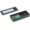 StarTech.com USB-C 10Gbps M.2 NVMe PCIe SSD korpusas - tvirtas aliuminis išorinis M.2 PCIe M-Key dėklas su IP67 - 1GB/s skaitymas/rašymas - palaiko 2230/2242/2260/2280 - suderinamas su TB3 - Mac/PC