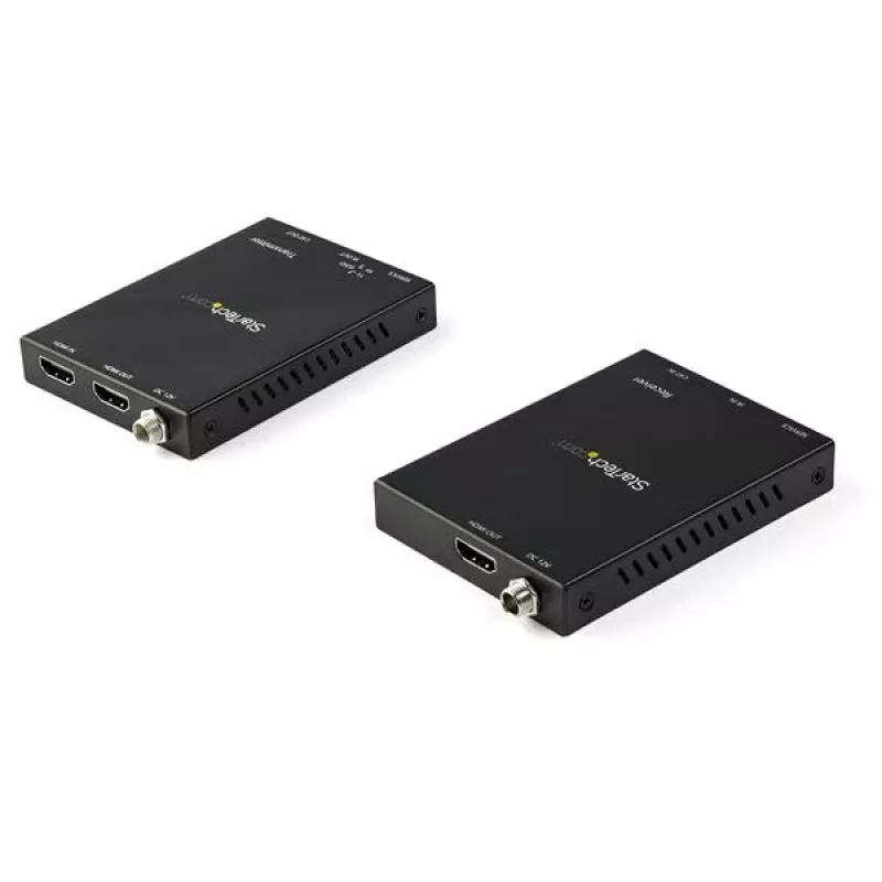 „StarTech.com“ HDMI per CAT6 ilgintuvo rinkinys – 4K 60Hz, 3840 x 2160 pikselių, AV siųstuvas ir imtuvas, 50 m, laidinis, juodas, HDCP