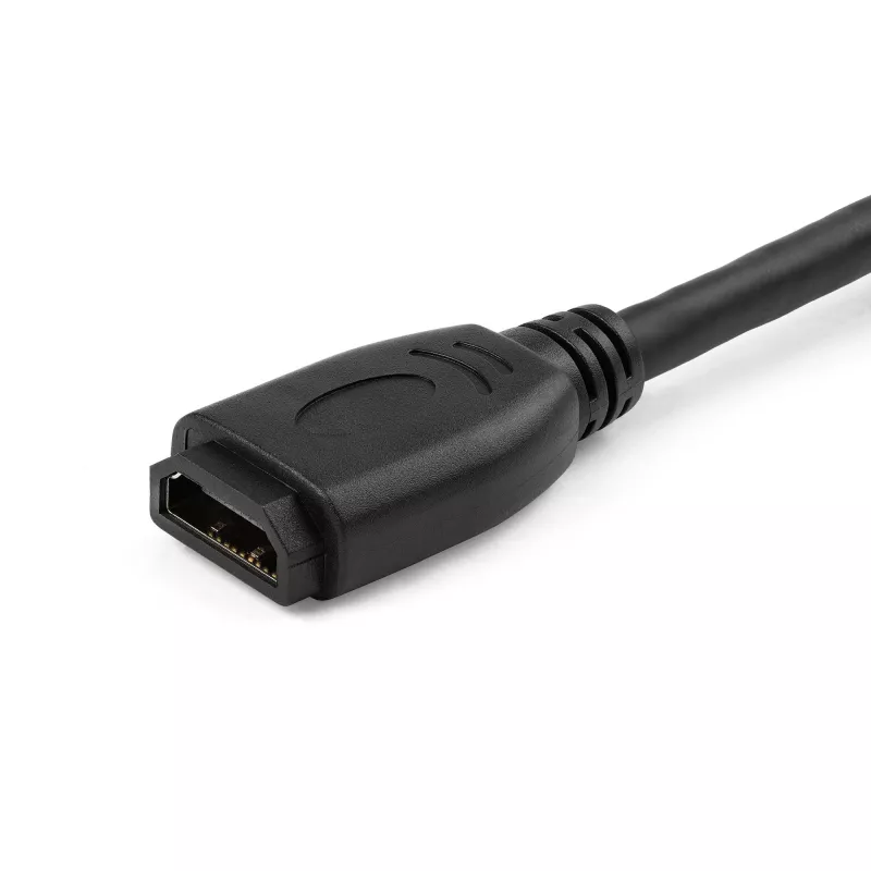 StarTech.com 15 cm HDMI prailginimo kabelis – HDMI 2.0, 4K 60Hz, vyriška–moteriška jungtis