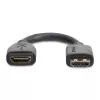 StarTech.com 15 cm HDMI prailginimo kabelis – HDMI 2.0, 4K 60Hz, vyriška–moteriška jungtis