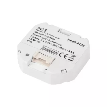 Homematic IP HmIP-FCI6 belaidis šviesos jungiklio sąsajos modulis, baltas