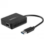 StarTech.com USB 3.0 į šviesolaidžio keitiklis - Kompaktiškas USB į atvirą SFP adapteris - USB į Gigabit tinklo adapteris - USB 3.0 šviesolaidžio adapteris, suderinamas su daugiamodžiu (MMF) ir vienmodžiu (SMF) pluoštu