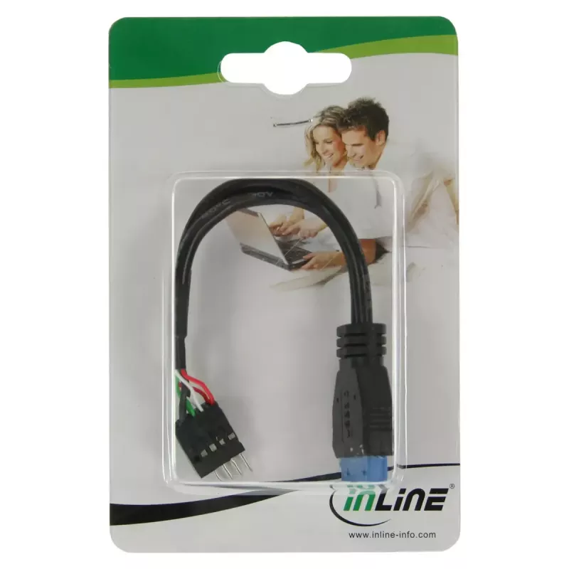 InLine USB 3.0 į 2.0 adapteris vidinis USB 3.0 / 2x USB 2.0 kontaktinis lizdas, 0,15 m