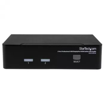 StarTech.com 2 prievadų profesionalus USB DisplayPort KVM jungiklis su garsu