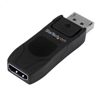 StarTech.com DisplayPort į HDMI adapteris - 4K 30Hz, kompaktiškas DP 1.2 į HDMI 1.4 vaizdo keitiklis - DP++ į HDMI monitorių/TV - pasyvus DP į HDMI laido adapteris - su fiksavimo DisplayPort jungtimi