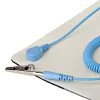 StarTech.com Antistatinis kilimėlis, ESD kilimėlis elektronikos remontui, antistatinis stalo/darbo stalo kilimėlis su nuimamu įžeminimo laidu, ANSI/ESD S 4.1, lankstus termoplastinis darbo kilimėlis, 60x120 cm
