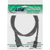 InLine maitinimo adapterio laidas, IEC-60320 C20 → C13, 3×1,5 mm², maks. 10 A, 1 m