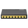 Intellinet 8 prievadų Gigabit Ethernet tinklo jungiklis, stalinis, plastikinis, IEEE 802.3az, juodas