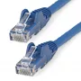StarTech.com 10m CAT6 Ethernet kabelis - LSZH (Mažai dūmų, be halogenų) - 10 Gigabit 250MHz 100W PoE RJ45 10GbE UTP tinklo jungiamasis kabelis su užkabinimo apsauga ir įtempimo mažinimu - mėlynas, CAT 6, ETL patvirtintas, 24AWG