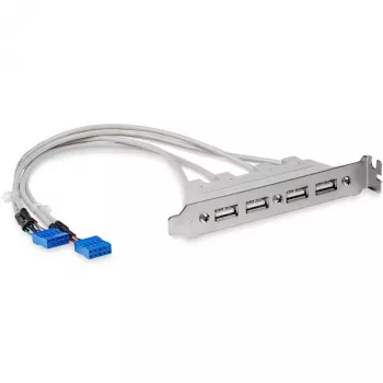 StarTech.com 4 prievadų USB A lizdinės plokštės adapteris, 0,286 m