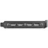 StarTech.com 4 prievadų USB A lizdinės plokštės adapteris, 0,286 m