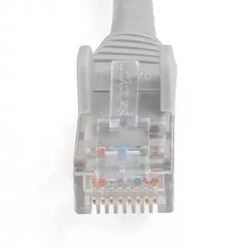 StarTech.com 1m CAT6 Ethernet kabelis - LSZH (mažai dūmų, be halogenų) - 10 Gigabit 250MHz 100W PoE RJ45 10GbE UTP tinklo jungiamasis laidas su apsauga nuo užkibimo ir įtempimo mažinimu - Pilka, CAT 6, ETL patvirtintas, 24AWG