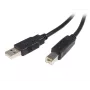 StarTech.com 3 m USB 2.0 A-B laidas, vyriški kištukai, juodas