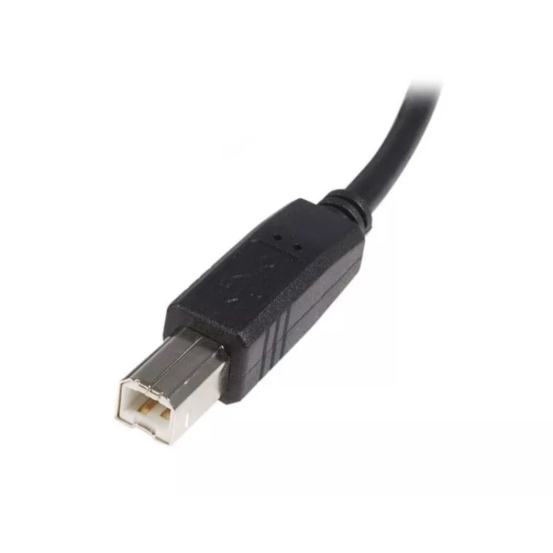 StarTech.com 3 m USB 2.0 A-B laidas, vyriški kištukai, juodas